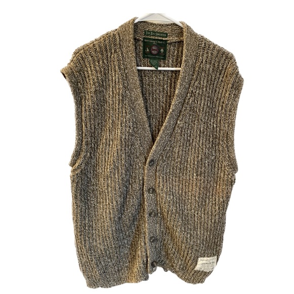 Abercrombie u0026 Fitch Adirondack The Big Trail Sweater Vest, button up, large.  tourism.sg.gov.lk